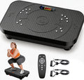 PBYRD Vibration Plate Exercise Machine -Full Body Shaker with Auto Mode, Acupressure Massage & Silicone Pedal, for Lymphatic Drainage, Weight Loss & Fat Burning, Home Fitness Equipment for Woman & Men