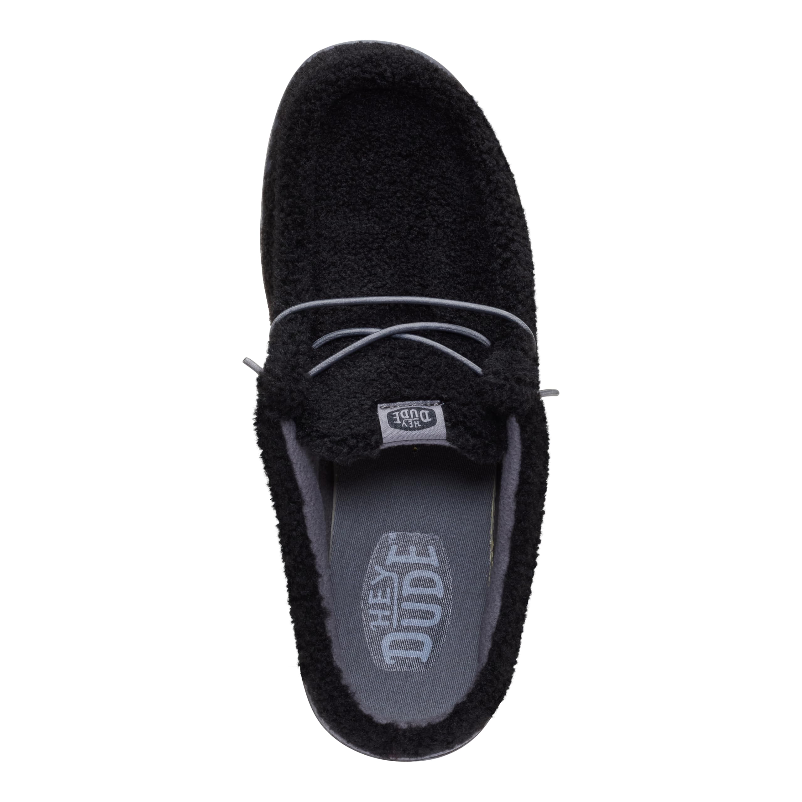 HEYDUDE Wally Slip Sherpa Black Size 11, Men’s Shoes, Slip-on Mules, Comfortable & Light-Weight