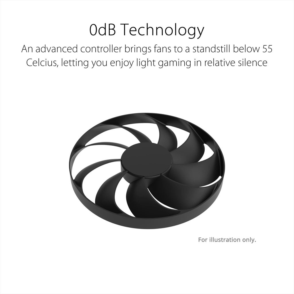 ASUS Dual GeForce RTX™ 4070 EVO OC Edition 12GB GDDR6X is Designed for Broad Compatibility, with a 2.5-Slot Design, Axial-tech Fan Design, 0dB Technology, Auto-Extreme Technology, and More