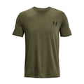 Under Armour Men's Sportstyle Left Chest Short-Sleeve T-Shirt, (390) Marine OD Green/Black/Black, X-Large