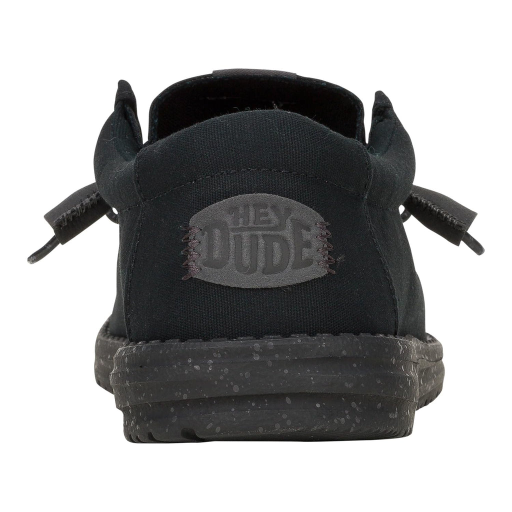 HEYDUDE Wally Canvas Mono Black/Clay Size 13, Men’s Shoes, Slip-on Loafers, Comfortable & Light-Weight