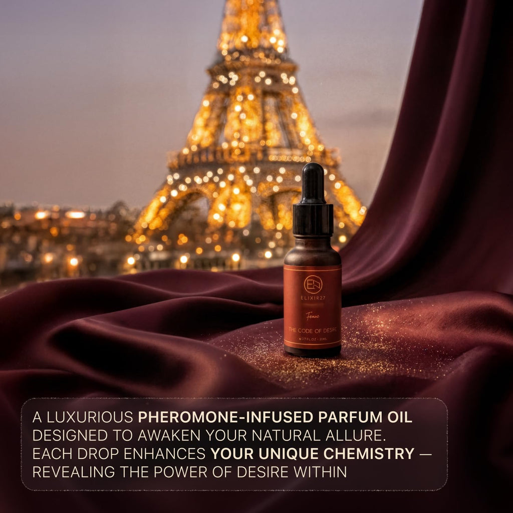 ELIXIR27 Pheromones Perfume Oil for Women Luxury Feminine Fragrance Oil, Long-Lasting Scent with Raspberry, Jasmine & Vanilla Notes