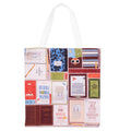kate spade new york Cute Canvas Tote Bag for Women, Canvas Beach Bag, Book Tote with Pocket (Book Club)