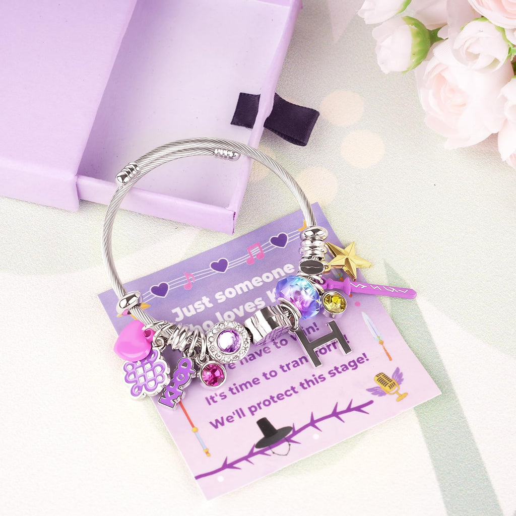 CelyBoutique KPop Bracelet - Merch Kpop Stuff items Bracelet Chirstmas Gift for Women, Kpop Jewelry accessories for Fans
