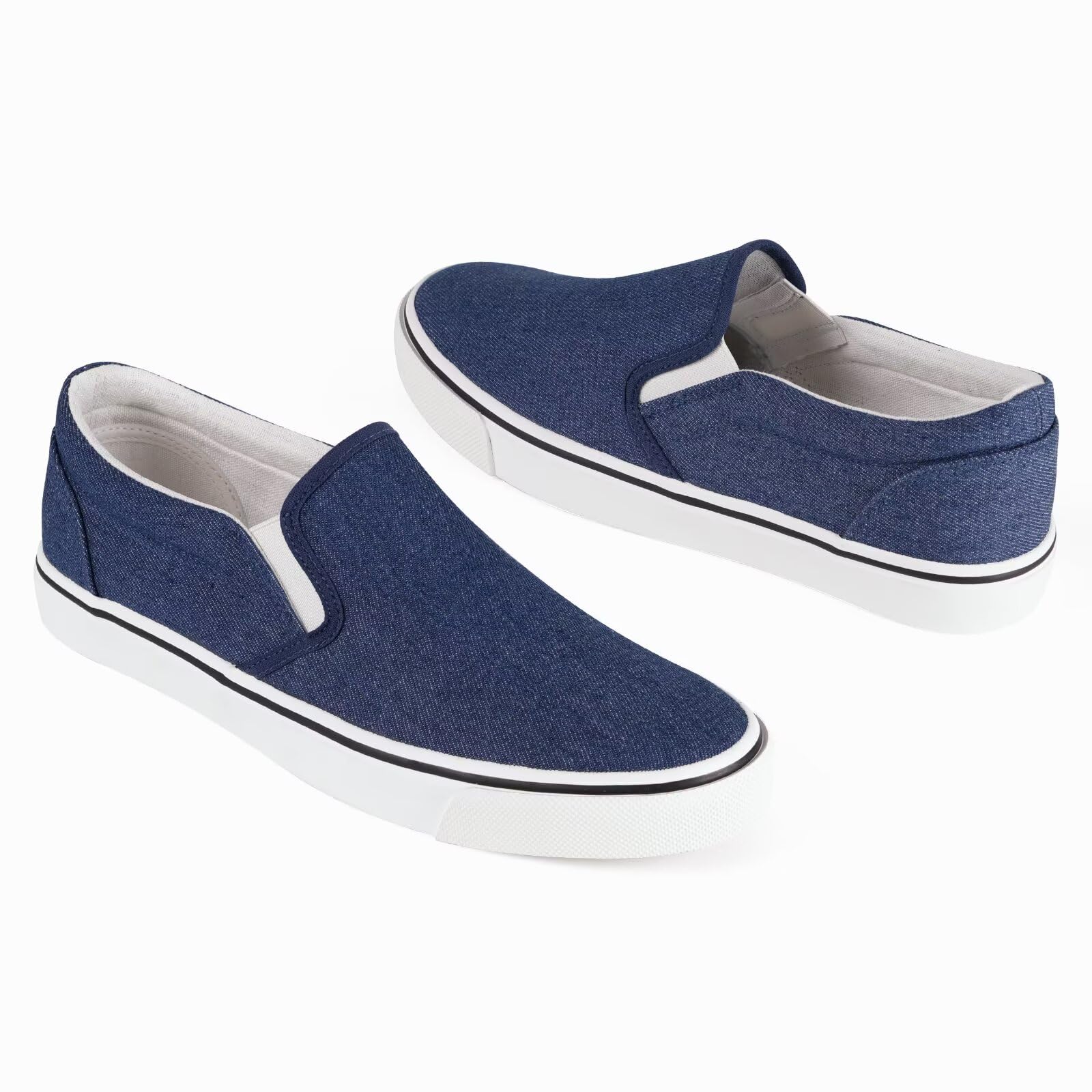 Mens Classic Slip on Canvas Shoes Casual Loafers Fashion Sneakers