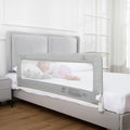 ComfyBumpy 1-Pack Bed Rail for Toddlers 55.5" L x 19.5" H | Toddler Bed Rails for Twin, Full, Queen & King Mattress Size | Swing Down Rail Guard | Mattress Side Rail for Kids | Gray