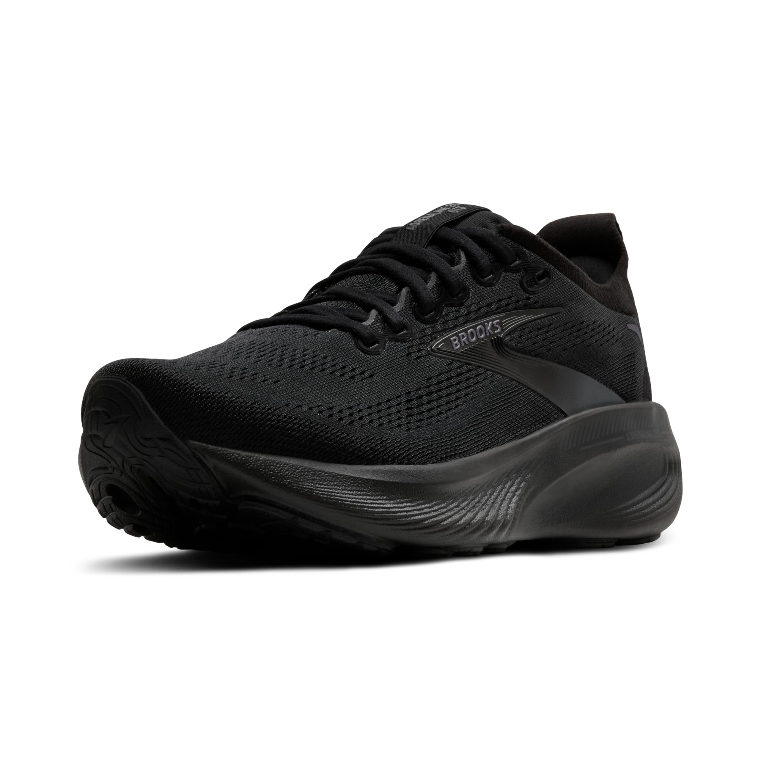 Brooks Men’s Adrenaline GTS 25 Supportive Running & Walking Shoe - Black/Black/Ebony - 11.5 Wide