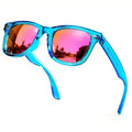 SIPHEW Polarized Sunglasses for Women & Men - Mirrored Sports Square Sunglasses w UV Protection/Medium Fit