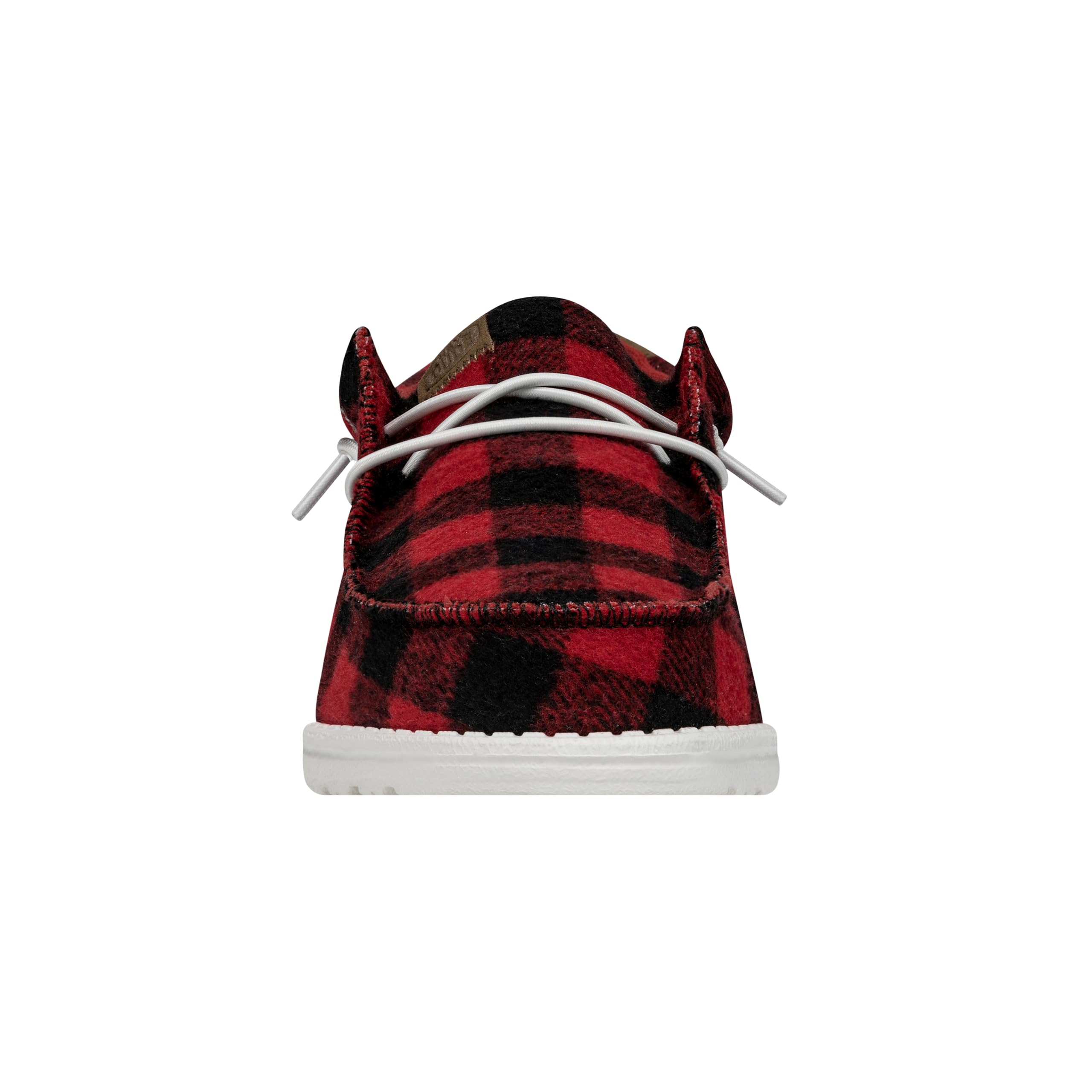 HEYDUDE Wally Buffalo Plaid Red Size 11 | Men’s Shoes | Men's Slip-on Loafers | Comfortable & Light-Weight