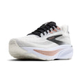 Brooks Women’s Ghost 17 Neutral Running Shoe - White/Black/Rose Gold - 10 Medium