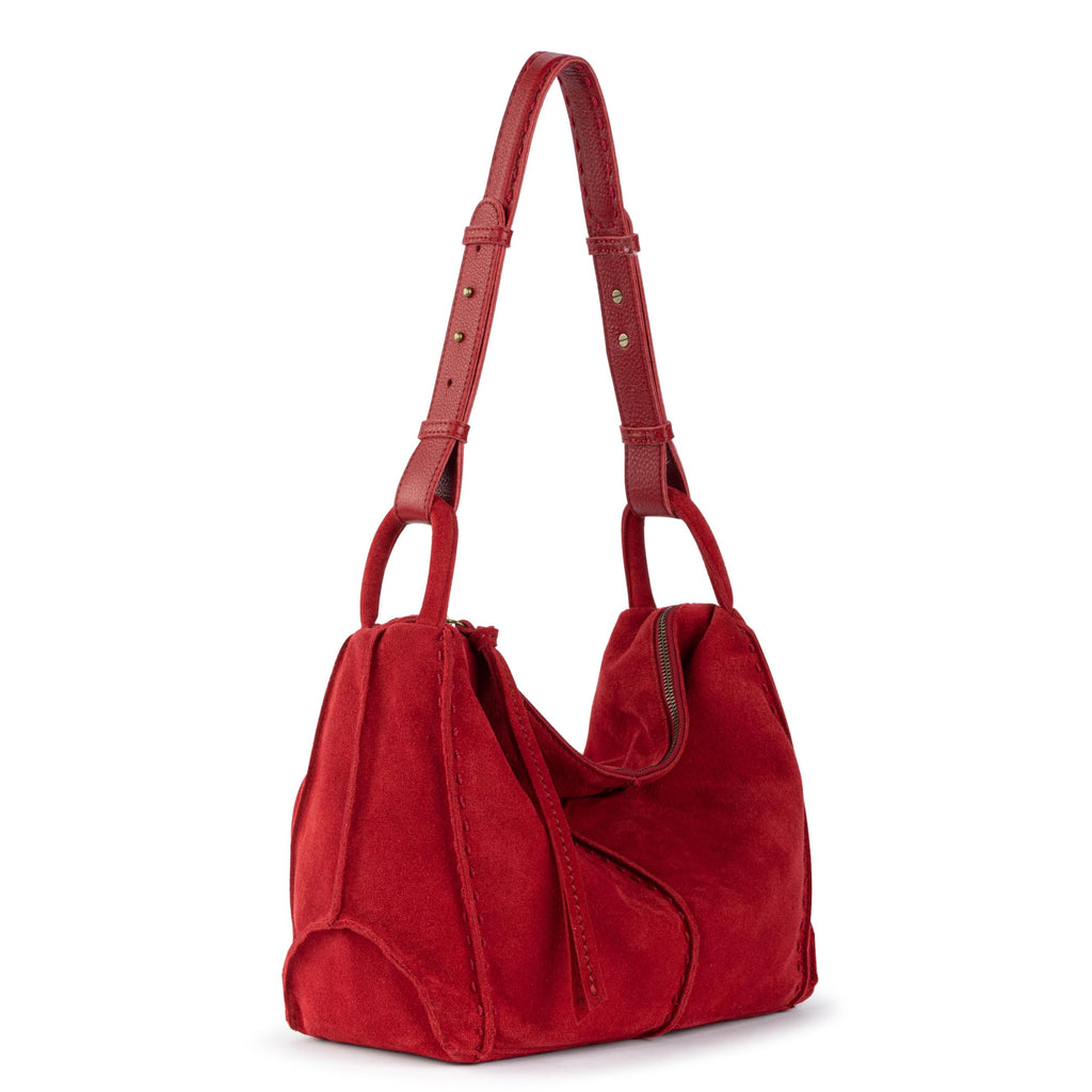 The Sak Los Feliz Hobo Purse - Premium Large Leather Women's Handbag for Everyday & Travel - Durable Purse With Zipper Pocket