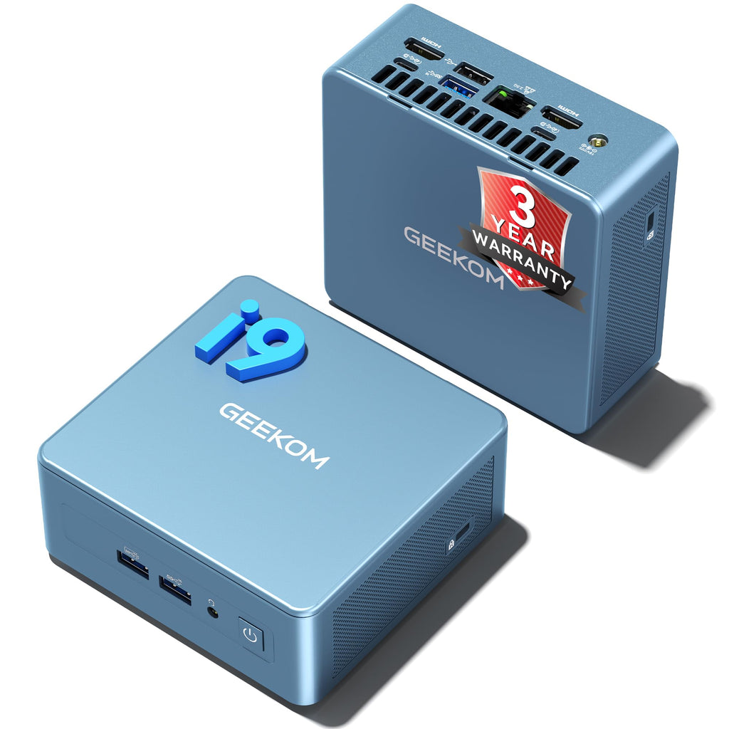 GEEKOM IT13 Mini PC 2026 Edition with Intel 13th Gen i9-13900HK, 16GB RAM(Not LPDDR)&1TB NVMe SSD (Expandable), NUC13 Mini Desktop Computer Windows 11 Pro for Home&Office | 8K UHD,USB4,WiFi 6E,BT5.2
