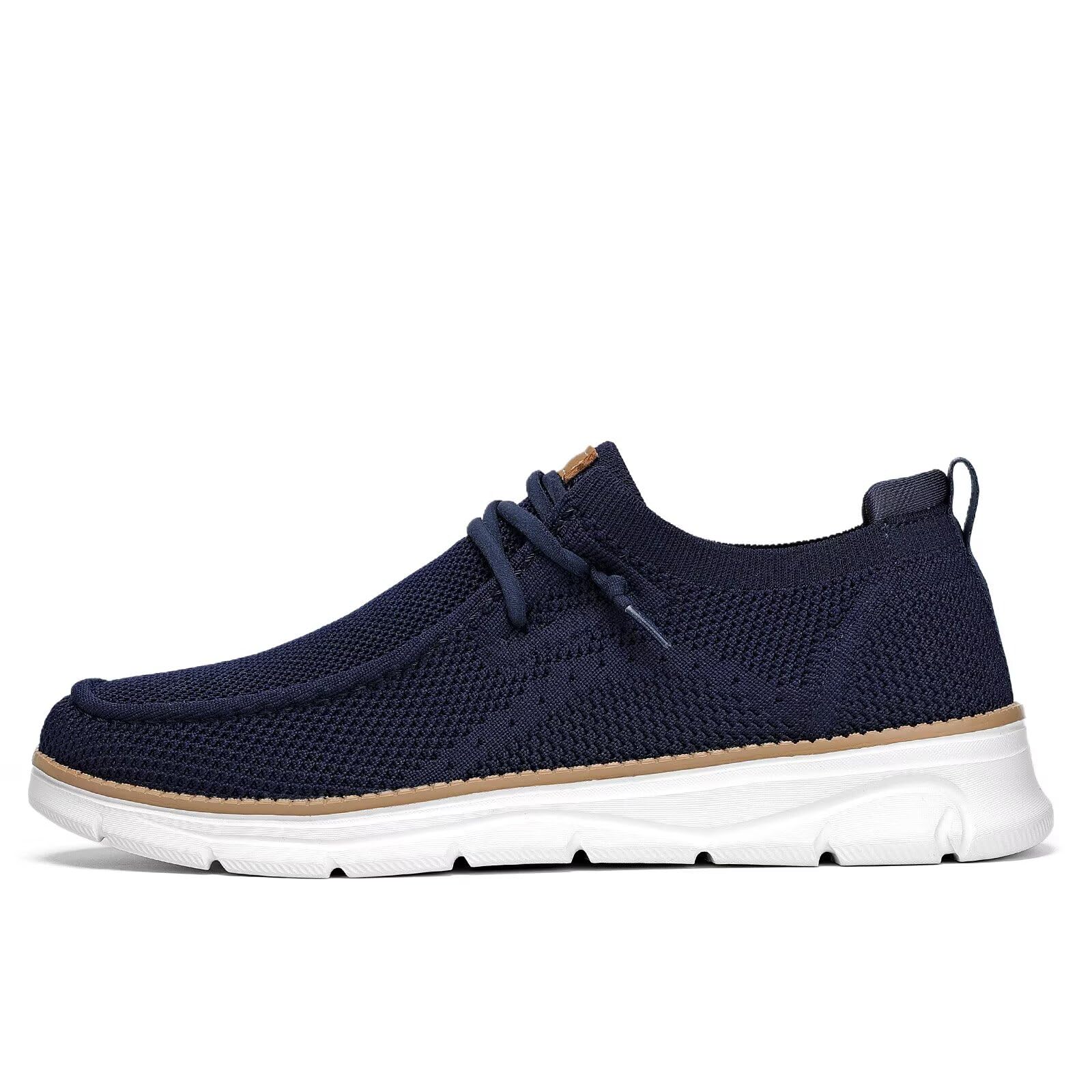 Mens Slip-on Loafers Comfortable Boat Shoes Casual Walking Sneakers Mesh Business Oxfords Work Lightweight Soft Sole