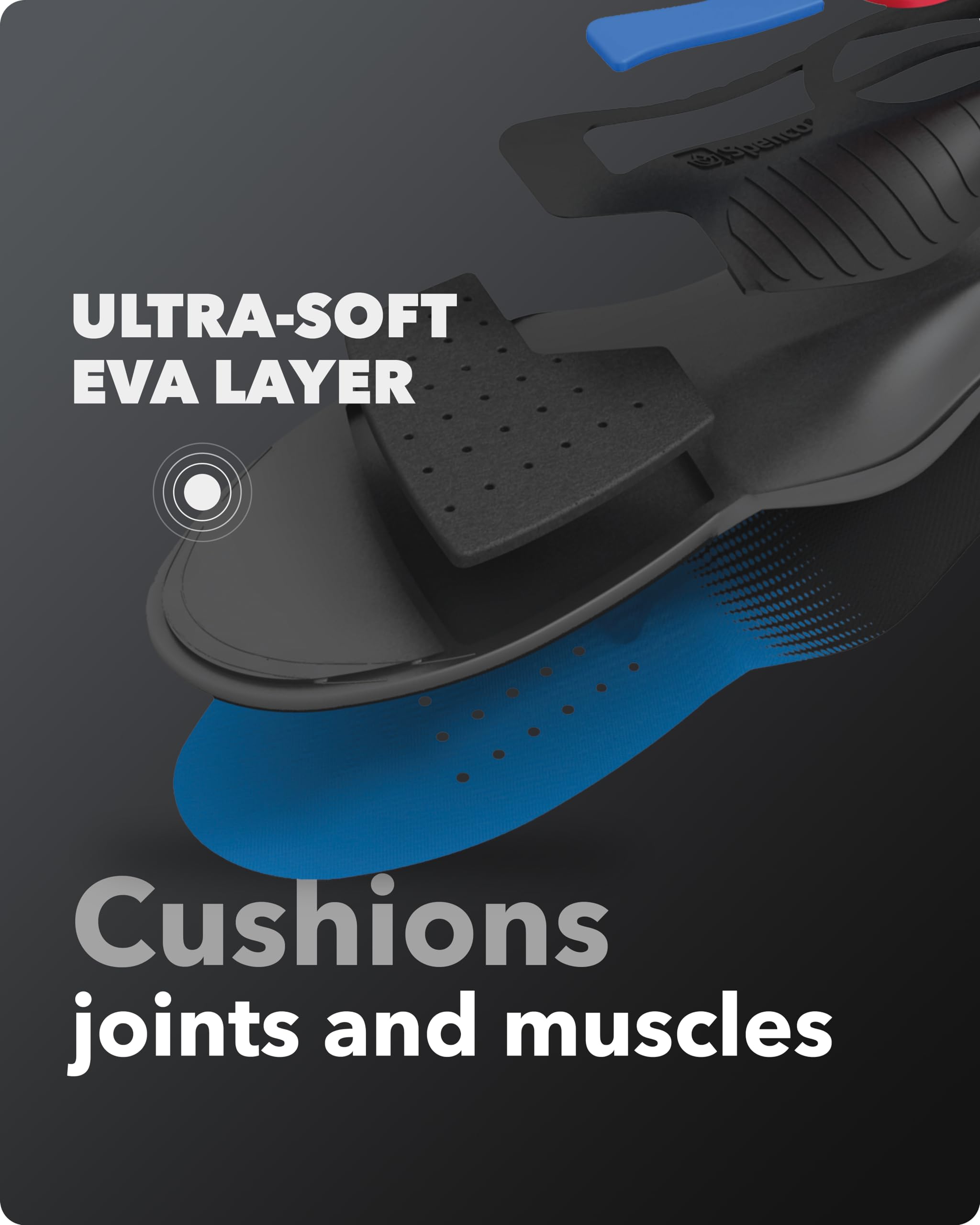Spenco Total Support Max Shoe Insoles(FSA&HSA Eligible)Orthotic Metatarsal Arch Support Inserts, Absorbs Shock,Reduces Over-Pronation,Conforms to Foot Contours, Deep Heel Cupping Women's 5-6.5