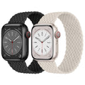 2 Pack Braided Solo Loop For Apple Watch Band 40mm 41mm 42mm 44mm 45mm 46mm 38mm 49mm Ultra 3 2 Women men,Stretchy Woven Nylon Elastic Strap Wristbands For iWatch Series 11/10/9/8/7/6/5/4/3/SE 2/SE 3