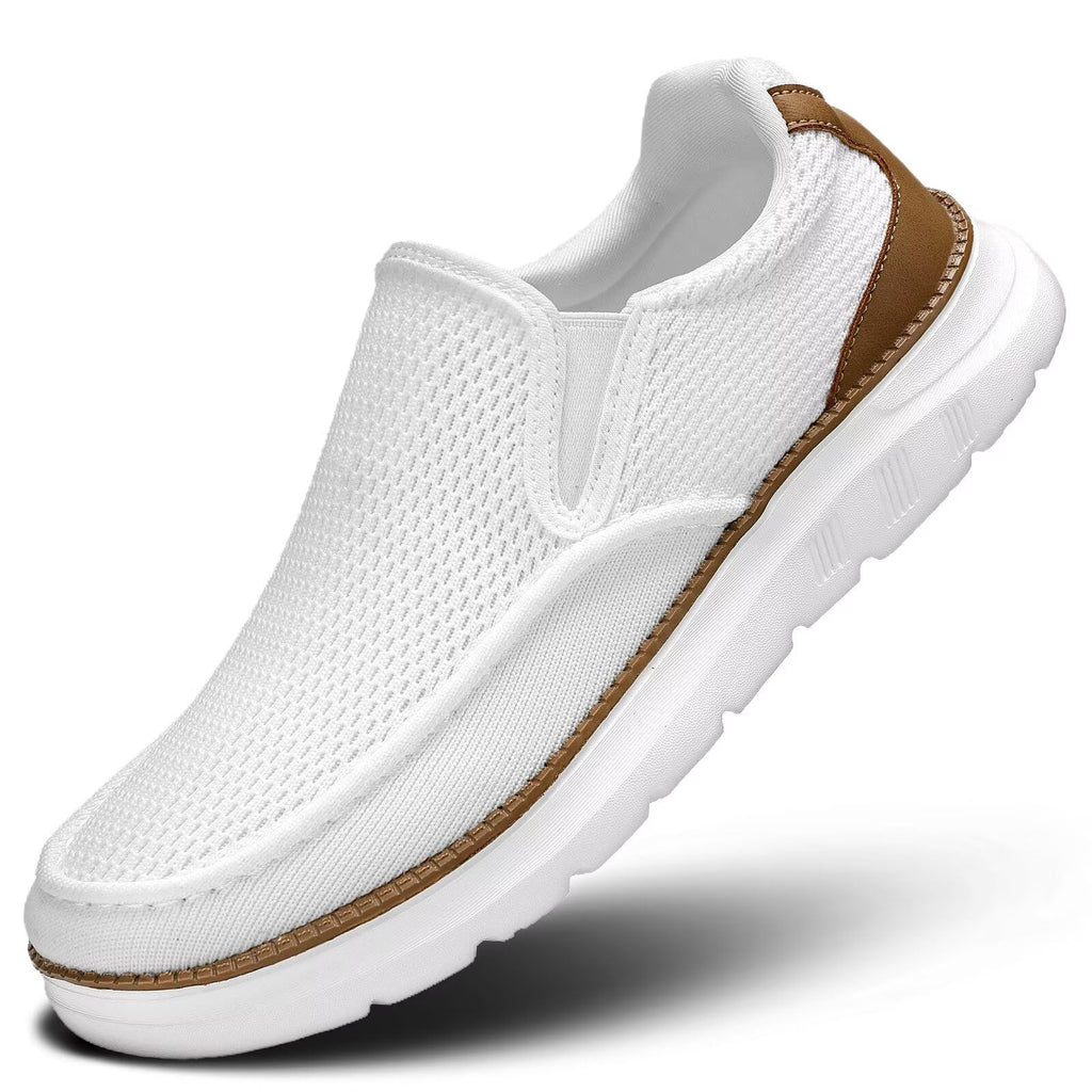 Mens Loafers Slip On Boat Shoes Casual Walking Dress Sneakers Mesh Business Oxfords Work Lightweight Soft Sole