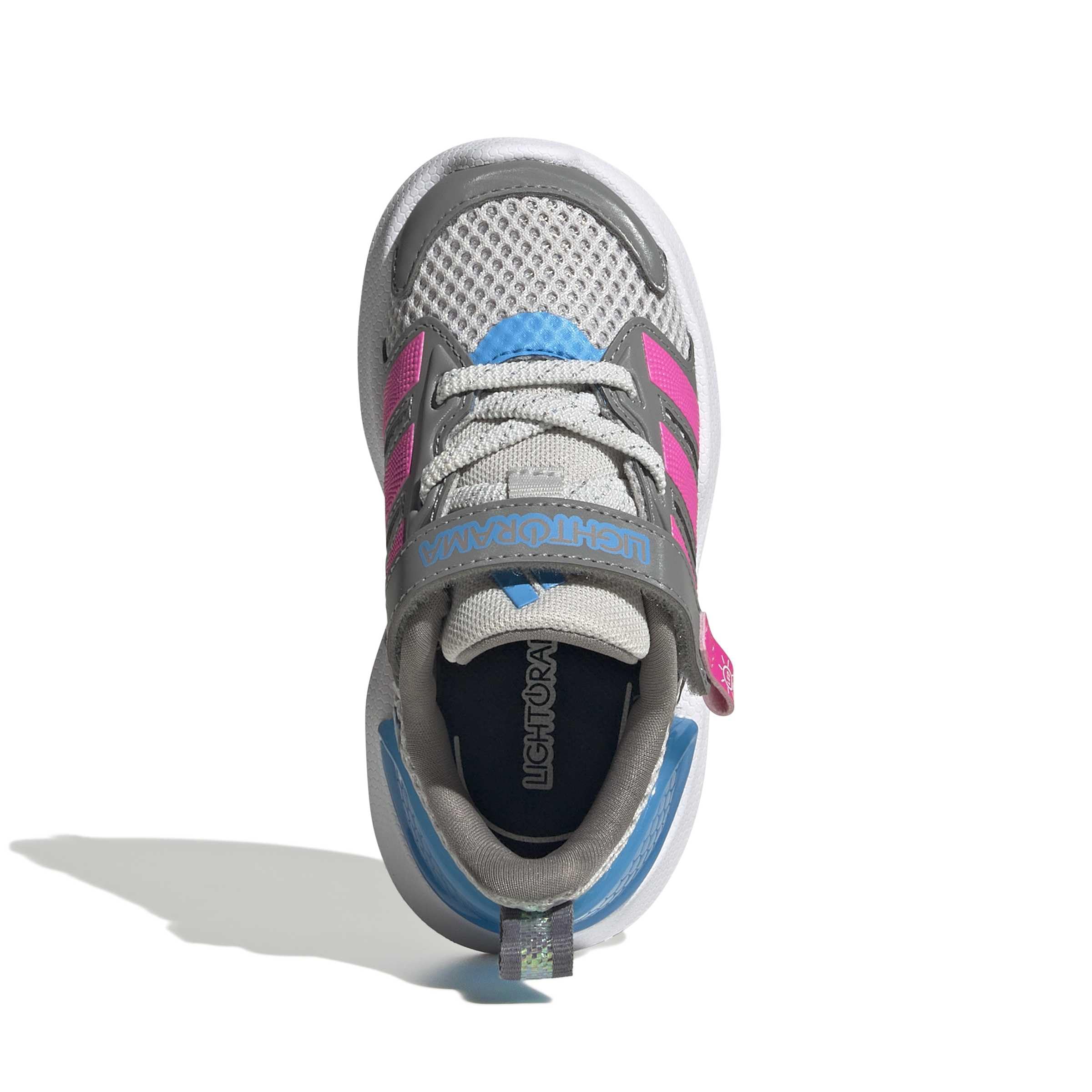 adidas Unisex-Baby Lightorama, Grey/Lucid Pink, 5.5