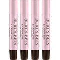 Burt's Bees Shimmer Lip Tint Set for Valentine's Day Gifts, Tinted Lip Balm Stick, Moisturizing for All Day Hydration with Natural Origin Glowy Pigmented Finish & Buildable Color, Champagne (4-Pack)