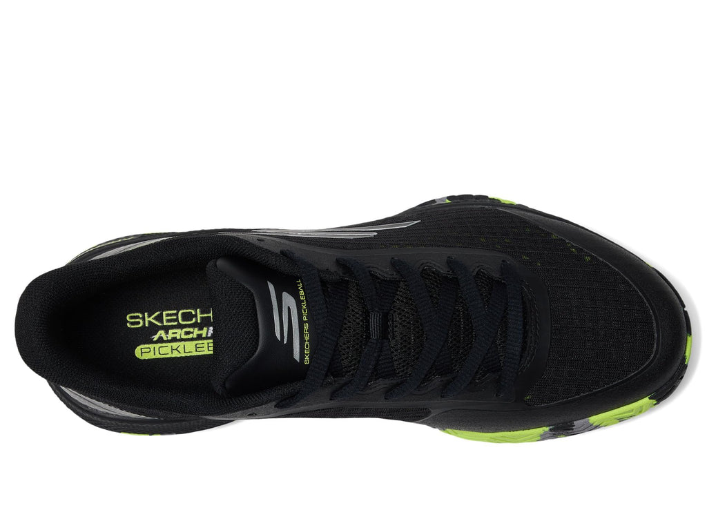 Skechers Women's Viper Court Pro Pickleball Sneaker, Black, 8