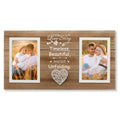 SOUHONEY Personalized Wedding Gifts for Couples 2026, Picture Frame Gifts for Engagement Wedding Anniversary - Wooden Double Picture Frames 4x6 - Couples Newlyweds Picture Frame (Love Story)