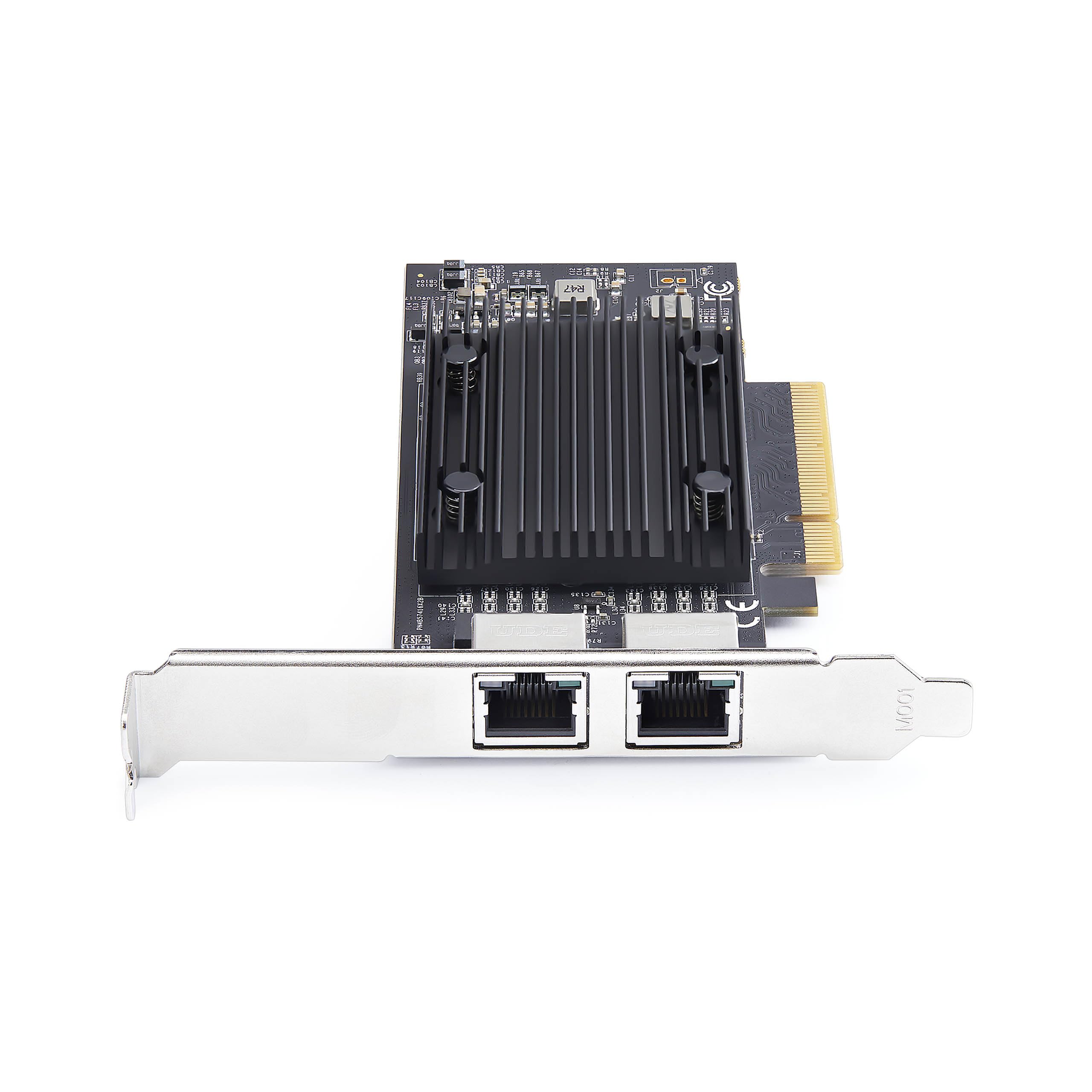 StarTech.com 2-Port PCIe 10Gb Ethernet Network Card, Windows and Linux, BCM57416 Chipset, 10GBASE-T, NIC Card, TAA