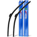HOJX Quiet Front Windshield Wiper Blades 22 inch and 22 inch Set of 2, OEM Quality All-Season Windshield Wipers,U&J-Hook for My Car/Automotive Replacement, Easy to Install OEM Replacement Parts