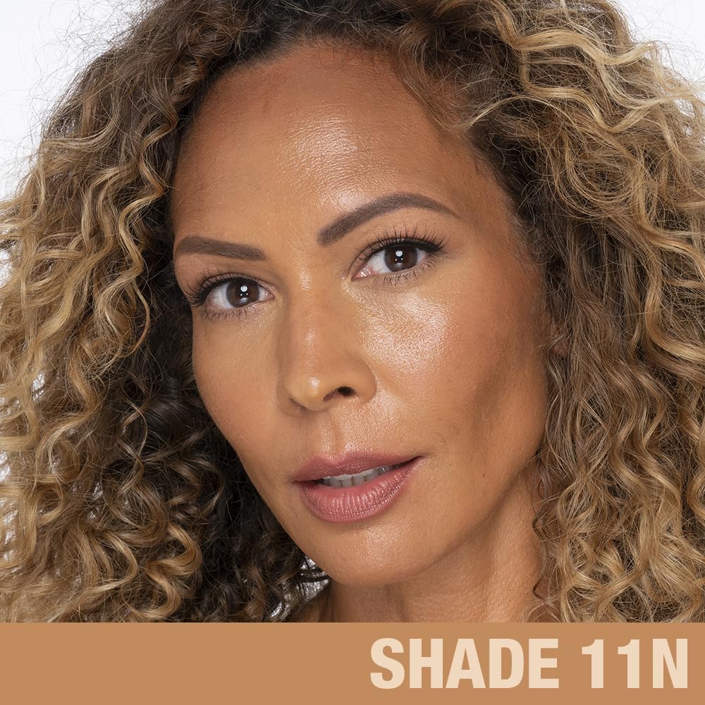 Charlotte Tilbury Beautiful Skin Medium Coverage Hydrating Foundation - Buildable Liquid Makeup for Instant Glow, Plumping Hydration & Lasting Skincare Benefits - 11 Neutral