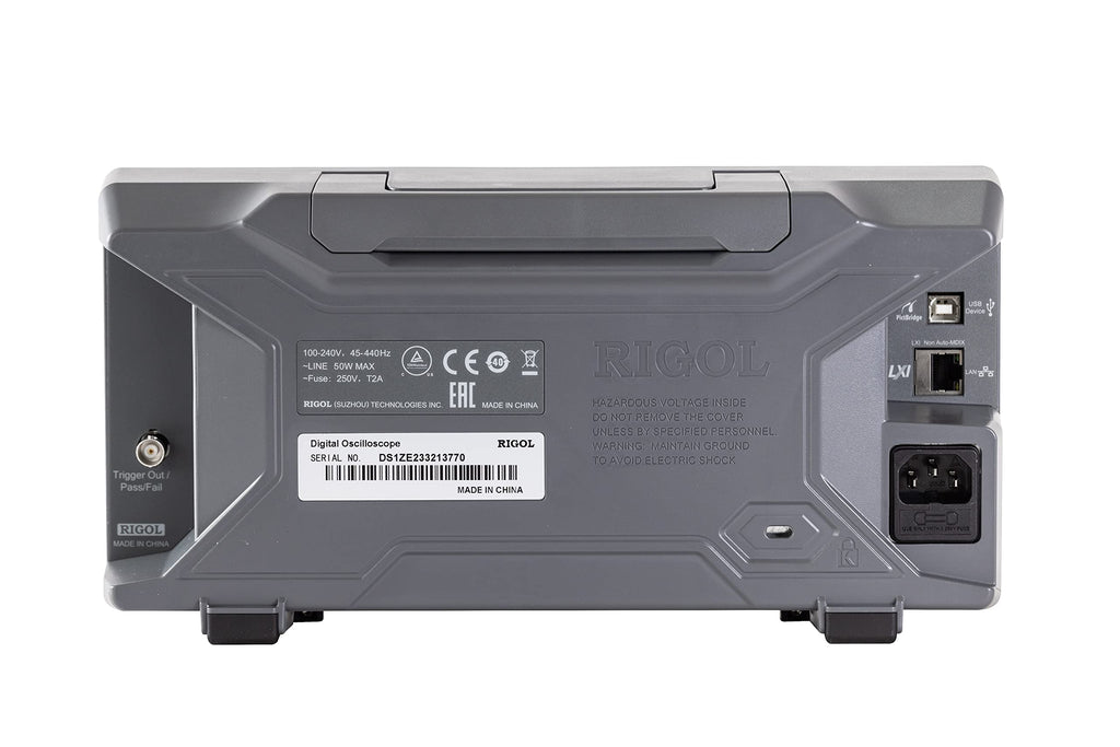 RIGOL Digital Oscilloscope DS1102Z-E 100 MHz 2-Ch 1 GSa/s 24 Mpts 30,000 wfms/s UltraVision 7" 800x480 Intensity Display, 60,000-Frame Record, Serial Decode UART I2C SPI for Debug & Education