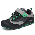 Mishansha Kids Hiking Shoes Girls Boys Toddler Outdoor Sneakers Anti-Collision Trail Running Shoe for Trekking Walking Climbing Black Size 3.5 Little Kid