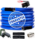 REHOSEUP 30FT,15FT, Heated Water Hose for RV,-45 ℉ Anti-Freezing Heated Drinking Water Hose，Electrically Heated Hoses of Rv Accessories for Camping/Garden/Farm/Henhouse/Stble（30FT）