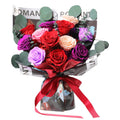 Lovenfold Flowers for Delivery Birthday Flowers Gift for Her,Preserved Flowers Bouquet 12 Roses Mixed Bouquet,Rose Gifts for Women Mom Grandma(Mixed 12 Red Roses)