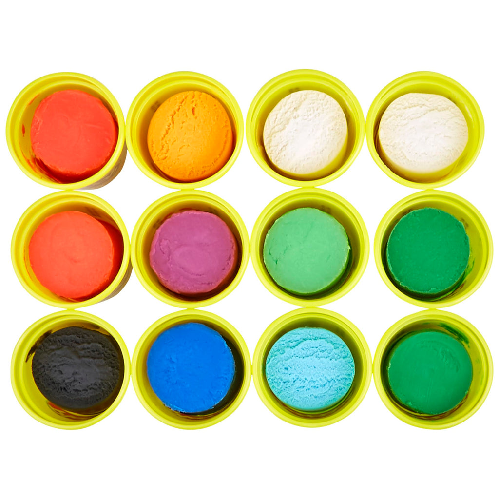 Play-Doh Jewel Colors Bulk 12-Pack of 4-Ounce Cans, Holiday Stocking Stuffers, Prizes & Party Favors, Kids Arts & Crafts, Preschool Toys, Ages 2+ (Amazon Exclusive)
