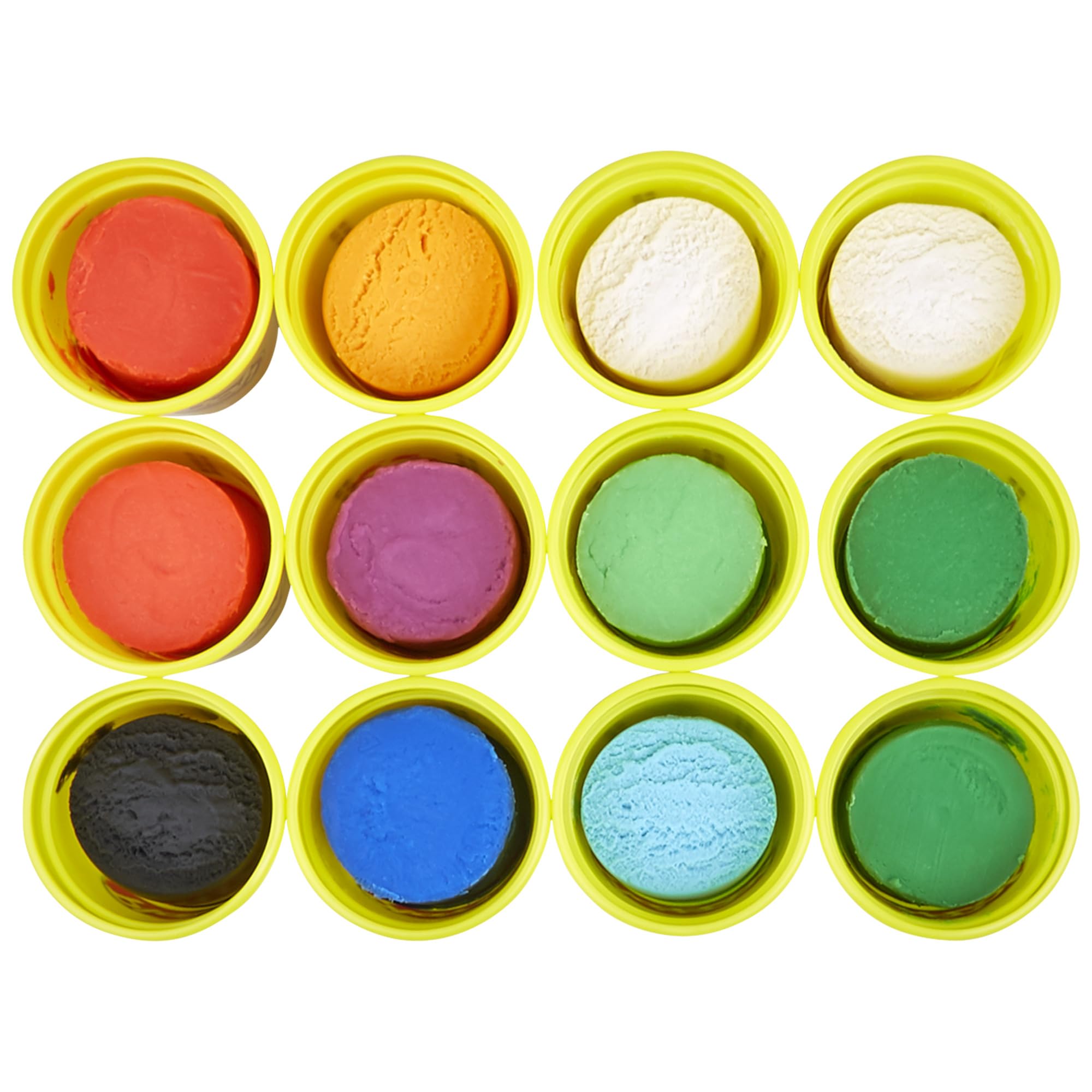 Play-Doh Jewel Colors Bulk 12-Pack of 4-Ounce Cans, Holiday Stocking Stuffers, Prizes & Party Favors, Kids Arts & Crafts, Preschool Toys, Ages 2+ (Amazon Exclusive)
