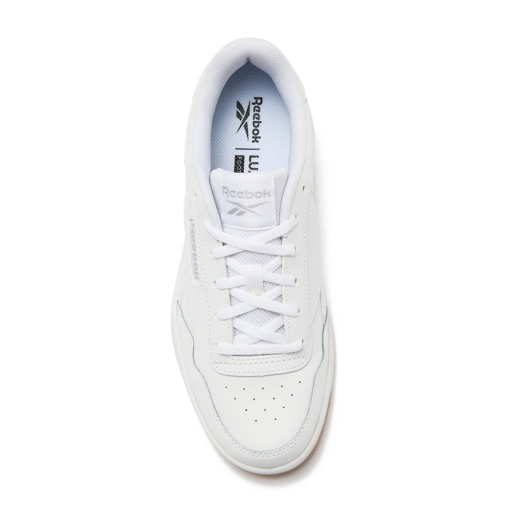 Reebok Court Advance Womens Sneakers - Casual Fashion White Sneakers for Women, Tennis Women's Shoes Size 5 to 11, FFP- Footwear White/Cold Grey 2/Reebok Gum, 6