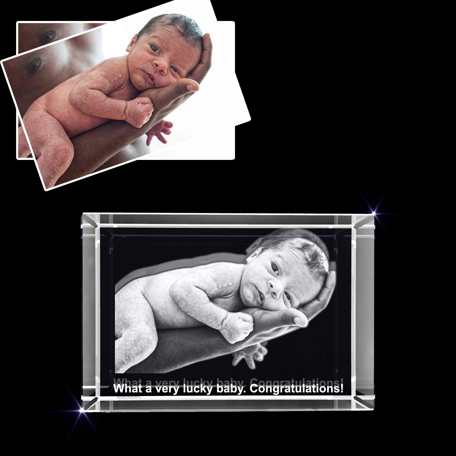 3D Crystal engraved picture (XXL rectangle)