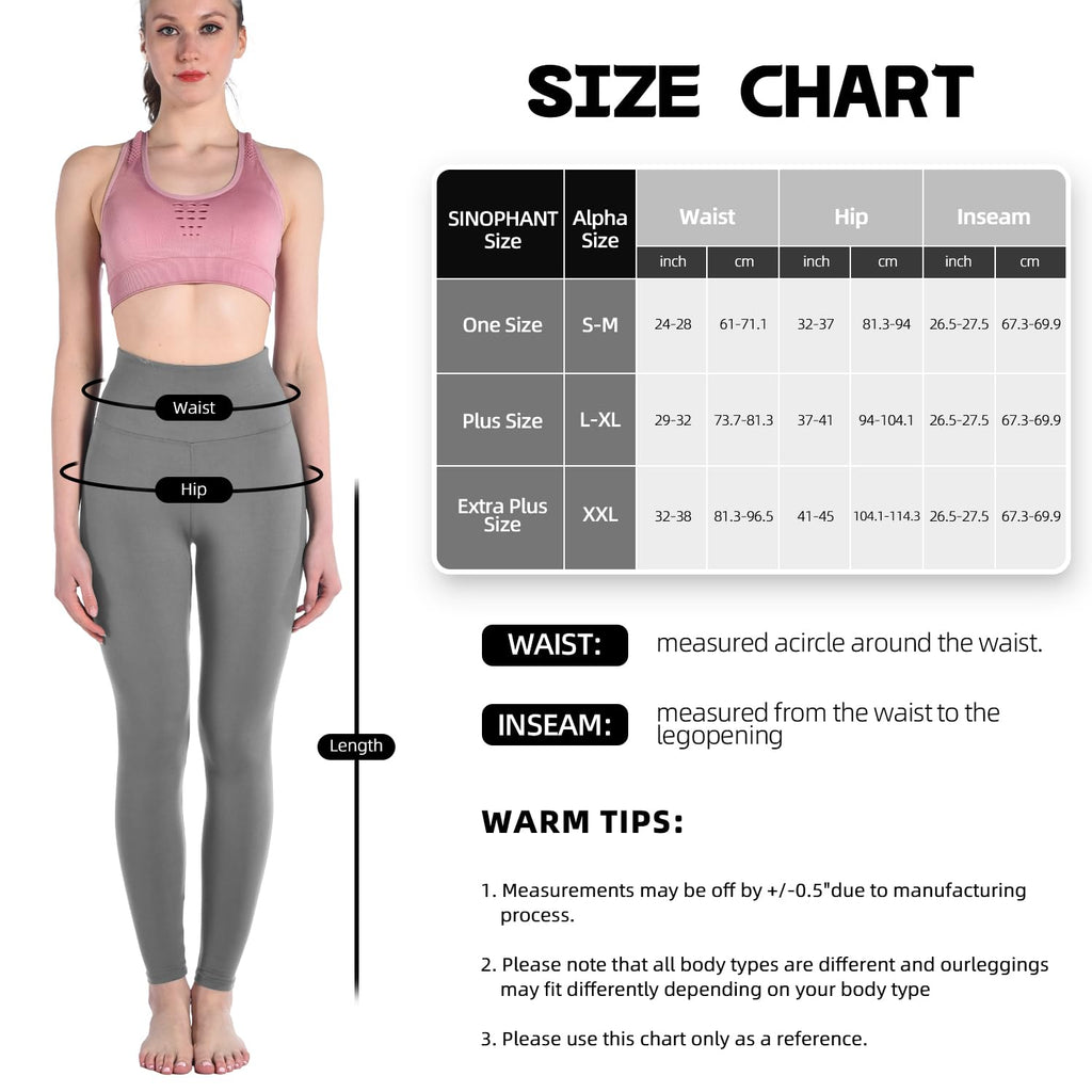 Stanpetix Leggings for Women - Women's High Waisted Workout Pants Running (Rose Pink,Full Length,L-XL)