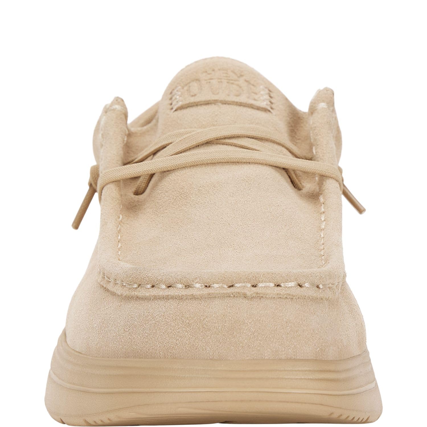 HEYDUDE Wally COMF Suede Tan Size 11, Men’s Shoes, Men's Slip-on Loafers, Comfortable & Light-Weight