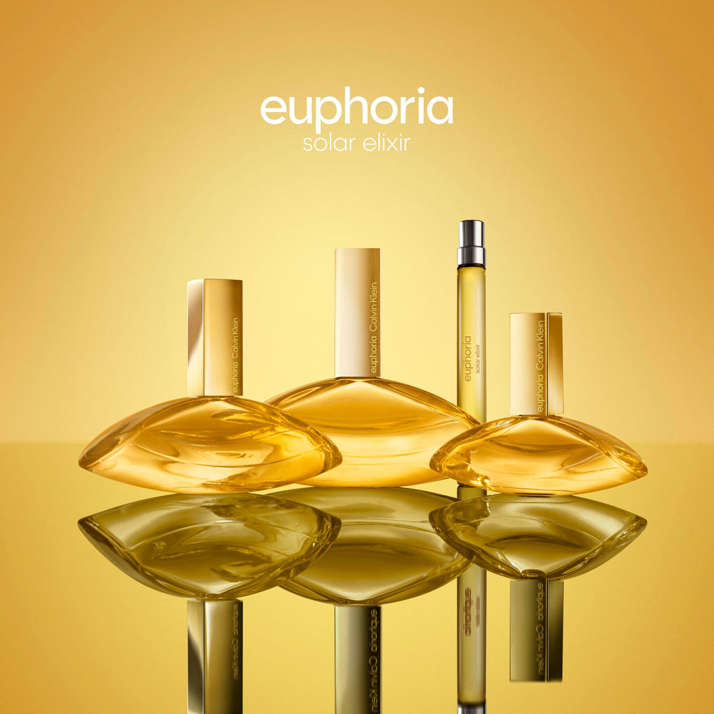Calvin Klein Euphoria Solar Elixir Parfum Intense worn by Rosalia– Ambery Perfume for Women – With Mango, Golden Orchid, Vanilla & Cedarwood – Long-Lasting Fragrance