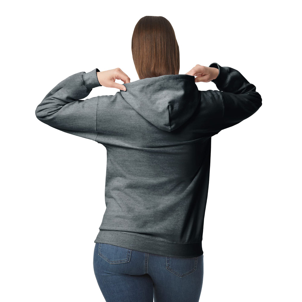 Gildan Adult SoftStyle Hoodie Sweatshirt, Style GSF500, Dark Heather, Small