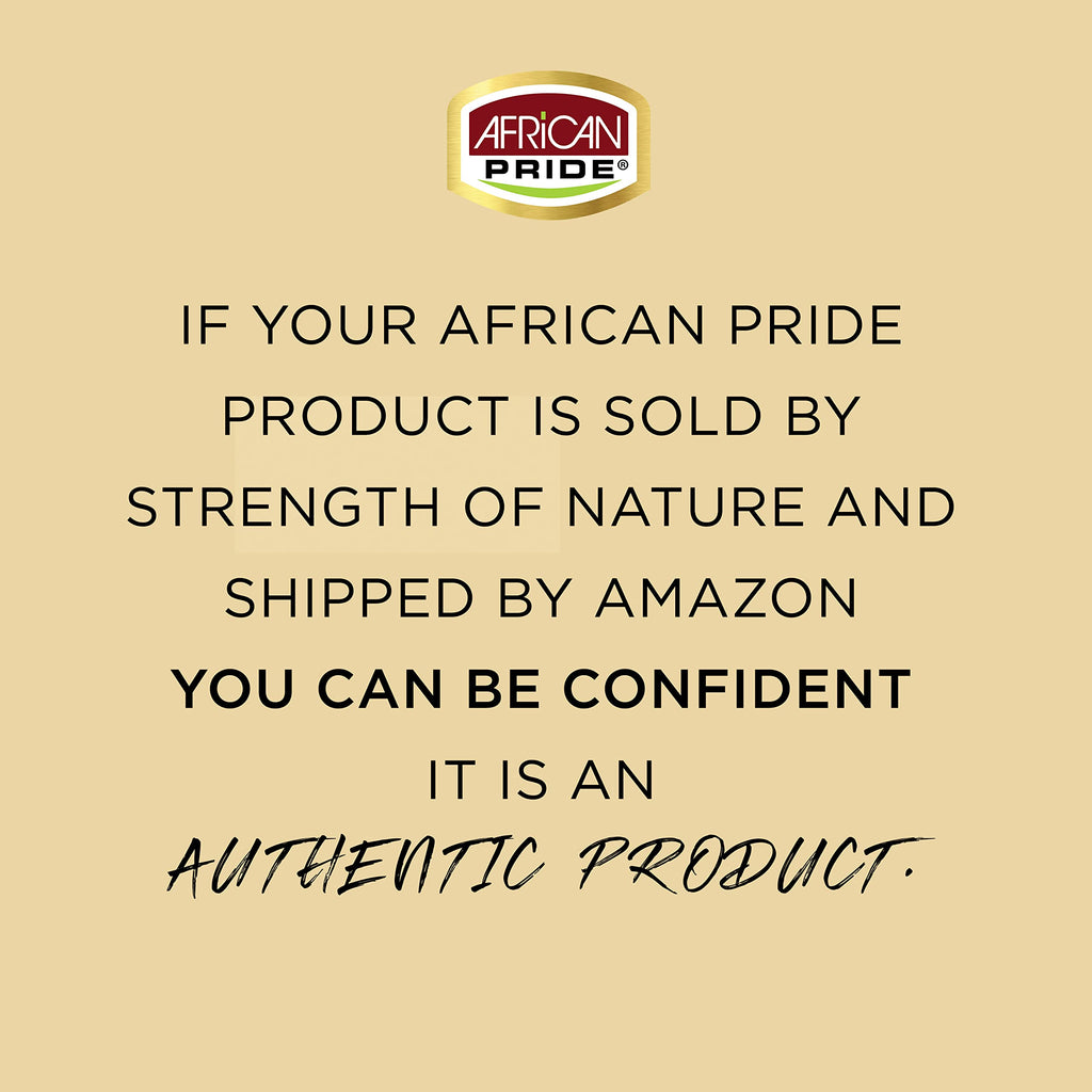 African Pride Moisture Miracle Leave-In Cream with Baobab Oil & Coconut Oil for Coily & Curly Hair, Adds Moisture, Helps Repair & Strengthen, 18 oz