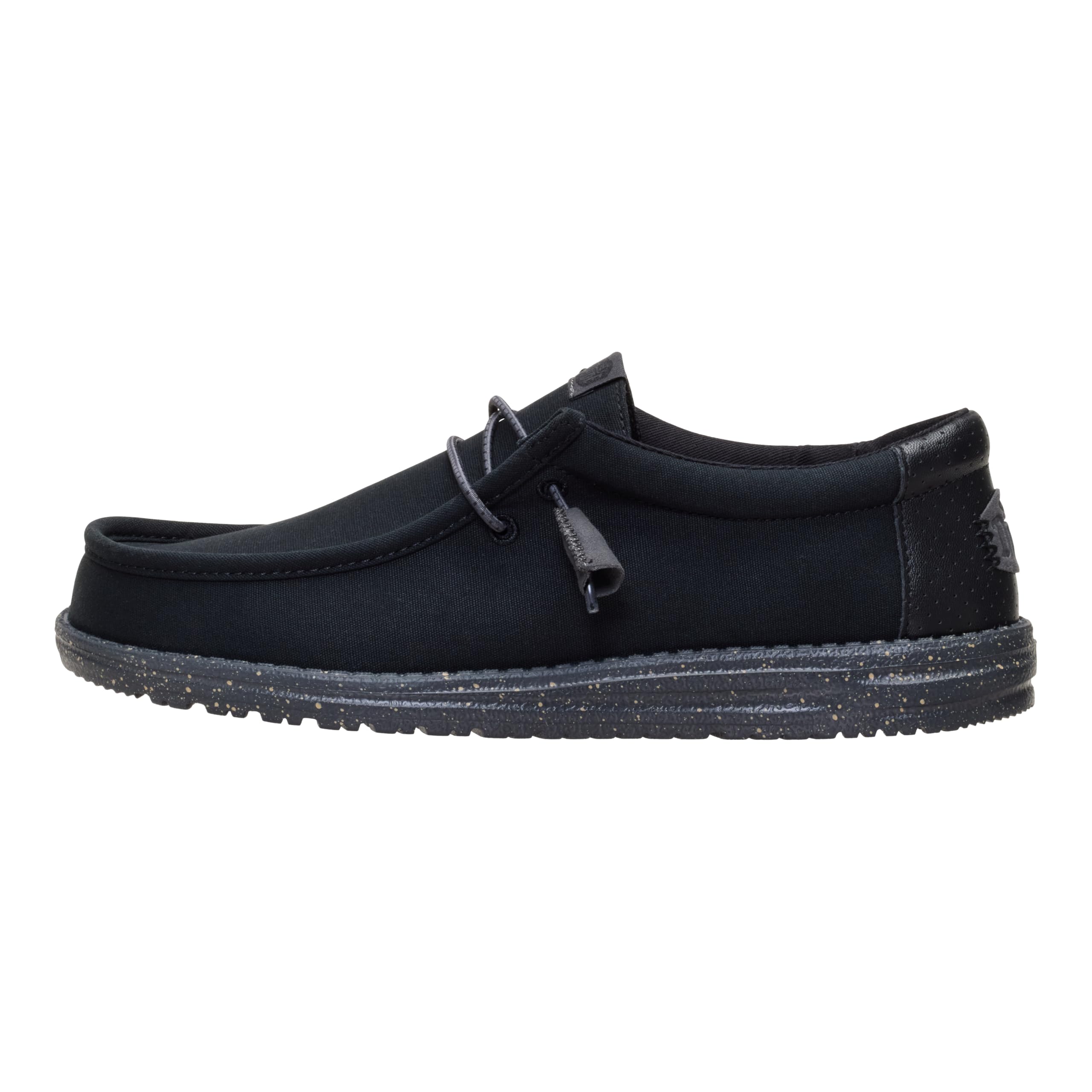 HEYDUDE Wally Hex Black/Black Size 14, Men’s Shoes, Slip-on Loafers, Comfortable & Light-Weight