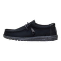HEYDUDE Wally Hex Black/Black Size 12, Men’s Shoes, Slip-on Loafers, Comfortable & Light-Weight