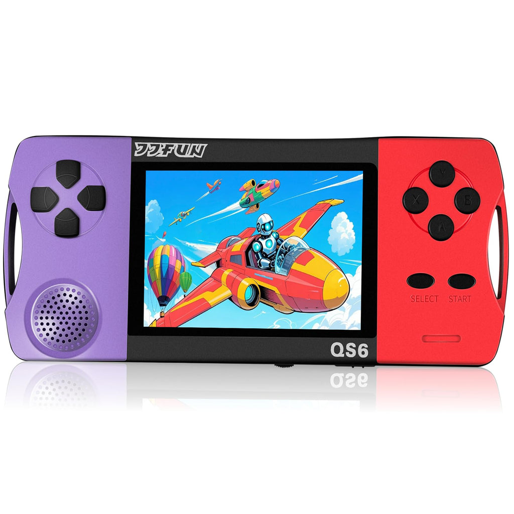 Retro Handheld Games for Kids, Built-in 216 Video Games, Rechargeable, 3.2 Inch Screen Portable Handheld Game Console, Travel-Friendly Arcade Toy Gift, Birthday & Holiday Present for Kids 4-8