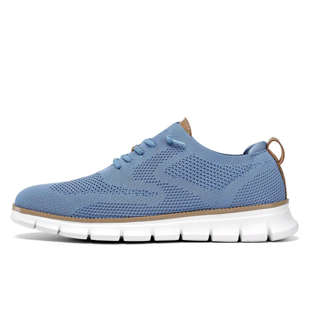 Men's Casual Business Shoes Fashion Mesh Dress Oxfords Walking Work Boat Sneakers Comfortable Lightweight