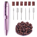 MelodySusie Pen-Shaped Portable Nail Drill with AC Adapter, PC120B 20000RPM Electric File with Compact Design for All Nail Care, Manicure Polishing, Shaping & Gel Removal at Home for Beginners