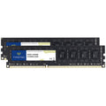 Timetec 16GB KIT(2x8GB) DDR3 / DDR3L 1333MHz PC3-10600 Non-ECC Unbuffered 1.5V / 1.35V CL9 2Rx8 Dual Rank 240 Pin UDIMM PC Desktop Computer Memory RAM Module Upgrade (16GB KIT(2x8GB))