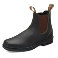 Blundstone Unisex Dress Series 062 Chelsea Boots for Men and Women, Wide Chisel Toe Boots with Cushioned Midsole and Premium Leather, Stout Brown, 12 US Men / 14 US Women / 11 AU