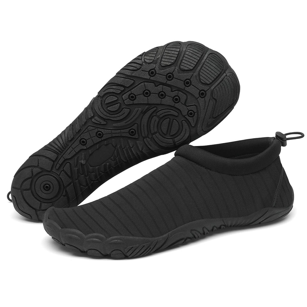 Mishansha Womens Mens Water Shoes Wide Toe Box Swim Beach Barefoot Shoes Quick Dry Non Slip Royal Blue 10 Women/8 Men