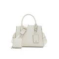 ALDO Women's Cadoanad Satchel Bag, White/Bone