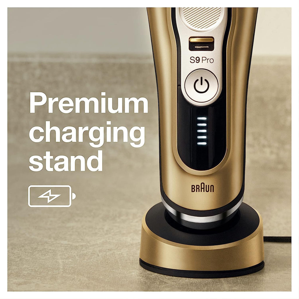 Braun Series 9 Pro 9419s Electric Shaver for Men, Wet & Dry Razor, Shaving Kit with 4+1 Head with ProLift Trimmer